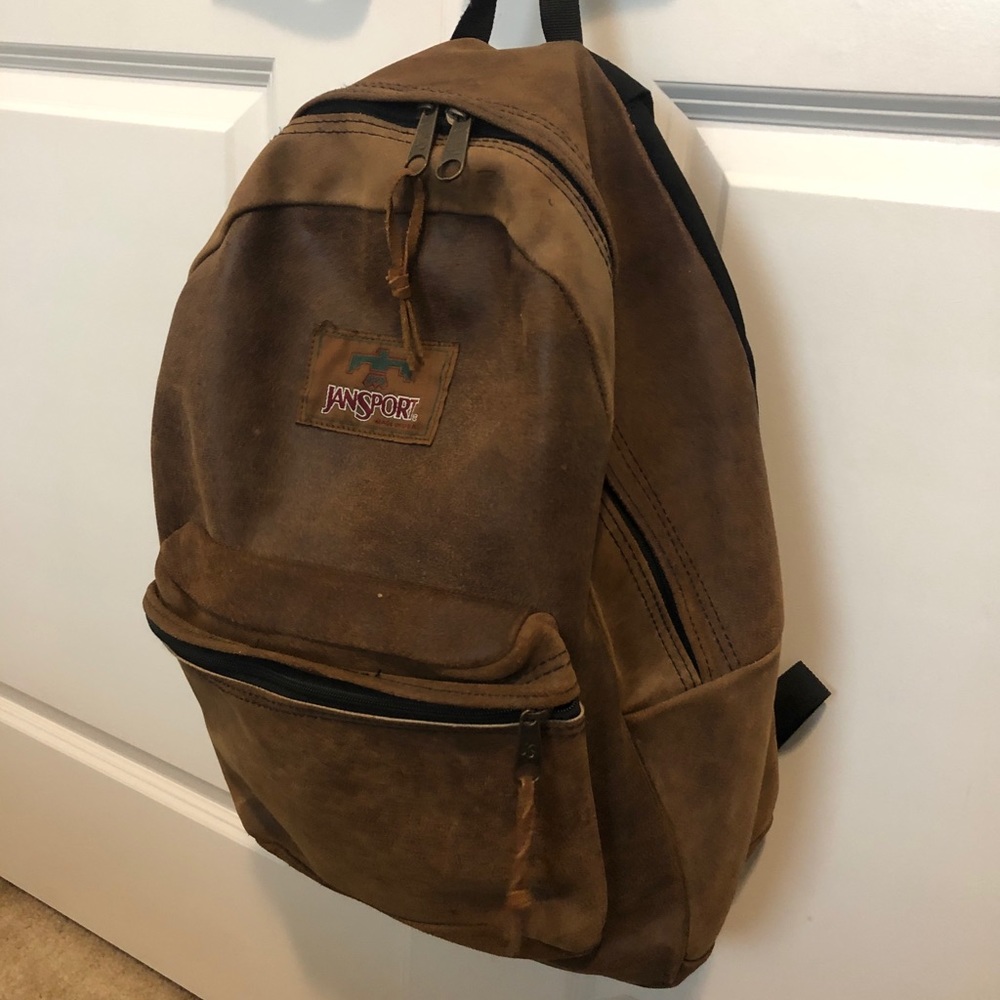 Vintage Jansport Slouchy Suede Backpack